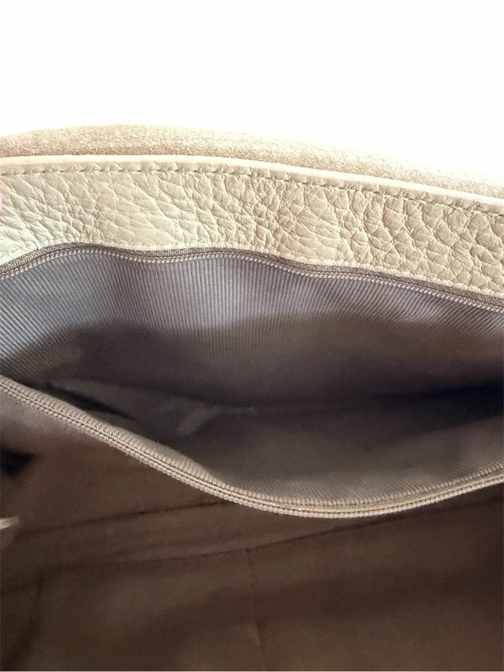 Furla Bicolor Pebbled Leather Shoulder Bag 🔥HP🔥 Preowned Japan Limited Edition!